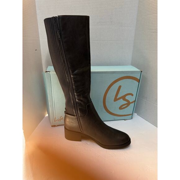 LifeStride Women's Bristol grey Knee-High Boots Size 11W new - Picture 5 of 10